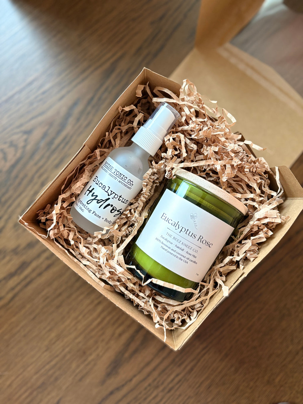 Boise Tonic Co X Beez Kneez Holiday Gift Set (Eucalyptus rose)