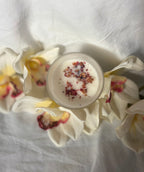 Bamboo Orchid beeswax candles made with beeswax and floral essential oils.