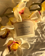 Mini travel sized beeswax candle made with floral essential oil. Non-toxic and hand-poured